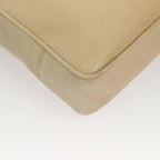 Beige Leather Chanel Shoulder Bag
