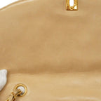 Beige Leather Chanel Shoulder Bag