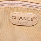 Beige Leather Chanel Shoulder Bag