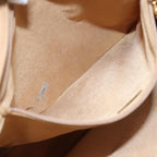 Beige Leather Chanel Shoulder Bag