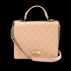 Beige Leather Chanel Flap Bag