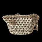 Beige Leather Chanel Shoulder Bag