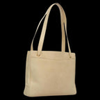 Beige Leather Chanel Shoulder Bag