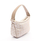 Beige Leather Chanel Travel Line