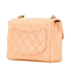 Beige Leather Chanel Shoulder Bag