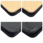 Beige Leather Chanel Shoulder Bag
