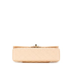 Beige Leather Chanel Shoulder Bag
