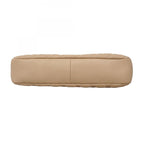 Beige Leather Chanel Shoulder Bag