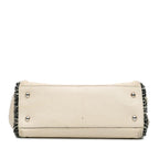Beige Leather Chanel Flap Bag