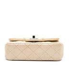 Beige Leather Chanel Flap Bag