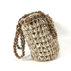 Beige Leather Chanel Shoulder Bag