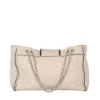 Beige Leather Chanel Shoulder Bag