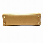 Beige Leather Chanel Shoulder Bag