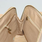 Beige Leather Chanel Shoulder Bag