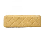 Beige Leather Chanel Shoulder Bag