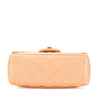 Beige Leather Chanel Shoulder Bag