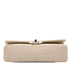 Beige Leather Chanel Flap Bag