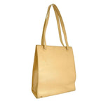 Beige Leather Chanel Shoulder Bag