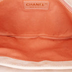 Beige Leather Chanel Crossbody Bag