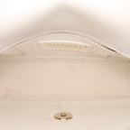 Beige Leather Chanel Crossbody Bag