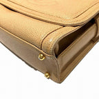 Beige Leather Chanel Shoulder Bag