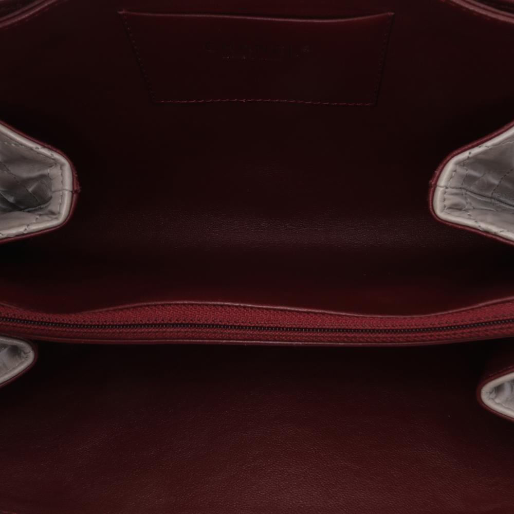 Beige Leather Chanel Flap Bag