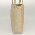 Beige Leather Chanel Shoulder Bag