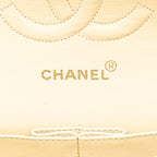 Beige Leather Chanel Flap Bag