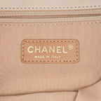 Beige Leather Chanel Flap Bag