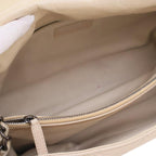 Beige Leather Chanel Flap Bag