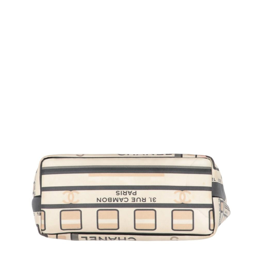 Beige Leather Chanel Shoulder Bag