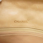 Beige Leather Chanel Shoulder Bag
