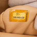 Beige Leather Chanel Flap Bag