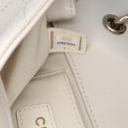 Beige Leather Chanel Crossbody Bag