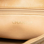 Beige Leather Chanel Shoulder Bag