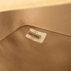 Beige Leather Chanel Flap Bag