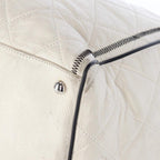 Beige Leather Chanel Shoulder Bag