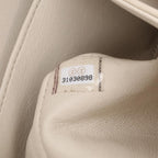 Beige Leather Chanel Flap Bag