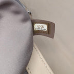 Beige Leather Chanel Flap Bag