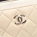 Beige Leather Chanel Belt Bag