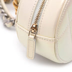 Beige Leather Chanel Shoulder Bag