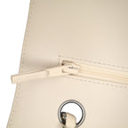 Beige Leather Chanel Flap Bag