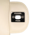 Beige Leather Chanel Flap Bag
