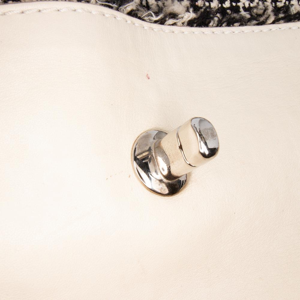 Beige Leather Chanel Flap Bag