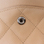 Beige Leather Chanel Flap Bag