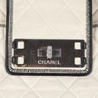 Beige Leather Chanel Shoulder Bag