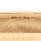 Beige Leather Chanel Flap Bag
