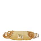 Beige Nylon Chanel Belt Bag