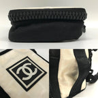 Beige Nylon Chanel Shoulder Bag