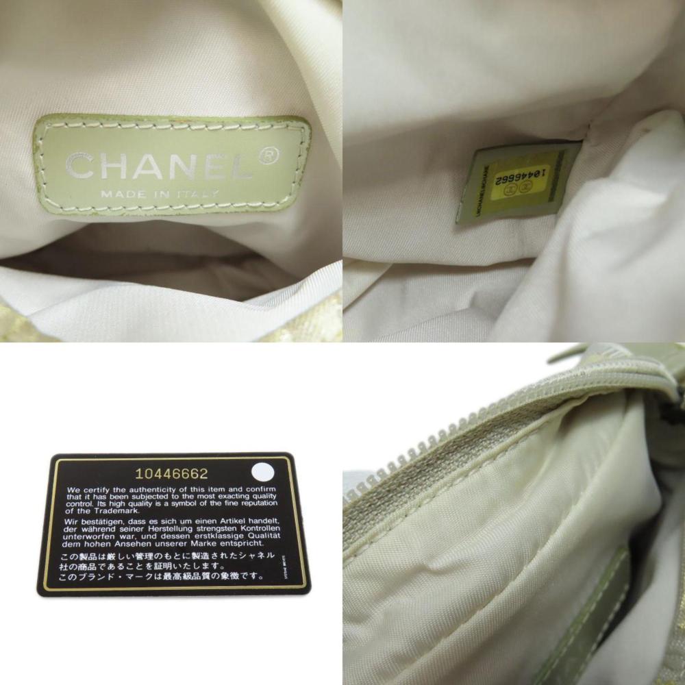 Beige Nylon Chanel Travel Line